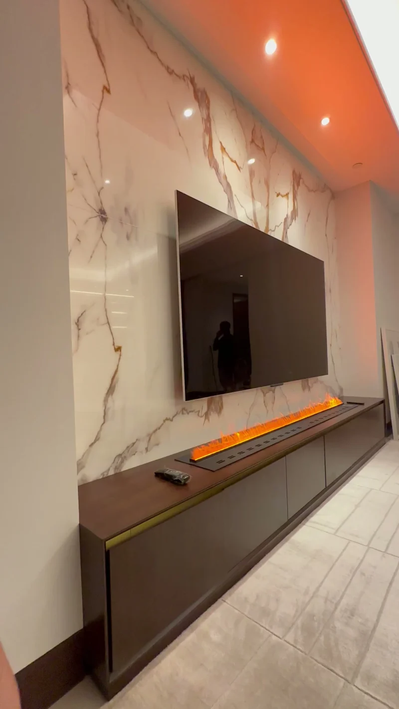 Fireplace wall — Spazio Vivo