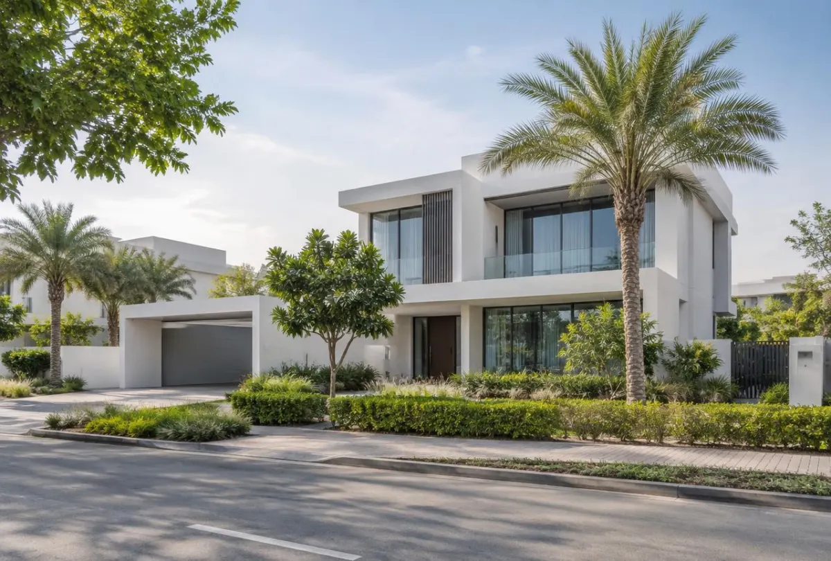 Dubai Hills Estate-də sakit küçədə müasir ailə villası