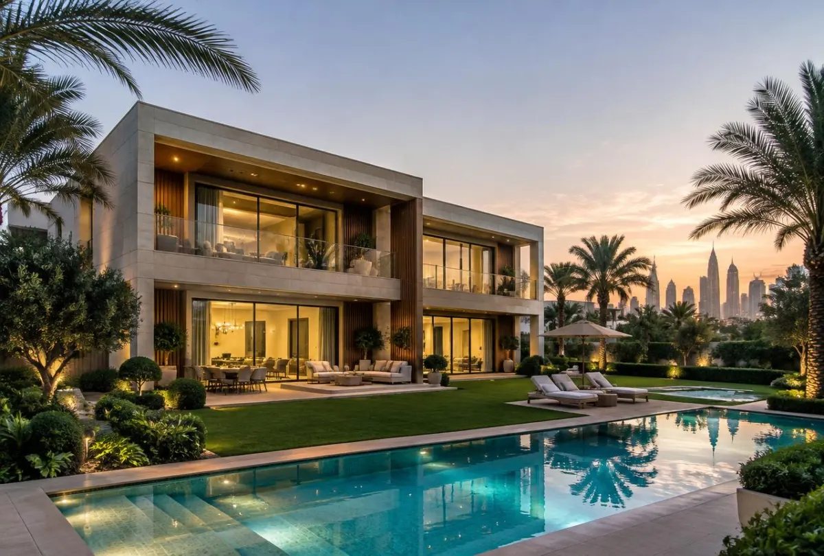 Emirates Hills-də bağlı və hovuzlu müasir villa