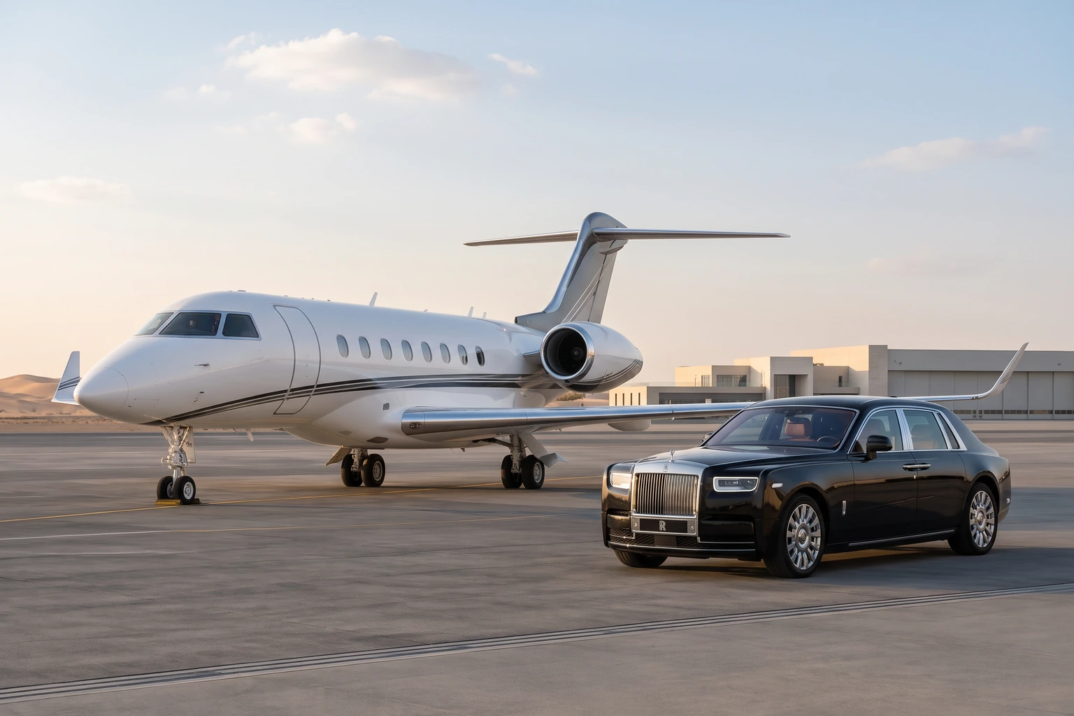 Private aviation & chauffeured cars